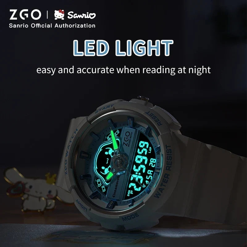 ZGO X Sanrio Cinnamoroll Electronic Watch for girls